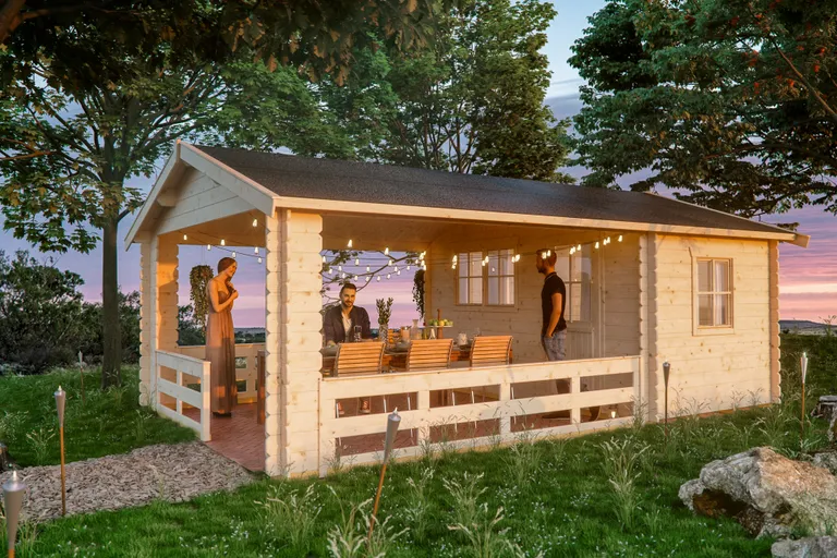 SKAN HOLZ Gartenhaus Alicante 1
