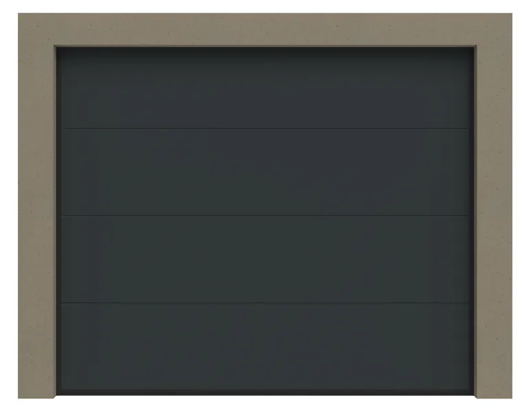 HORI Garagentor PRO L-Sicke glatt Sektionaltor Komplettset 1