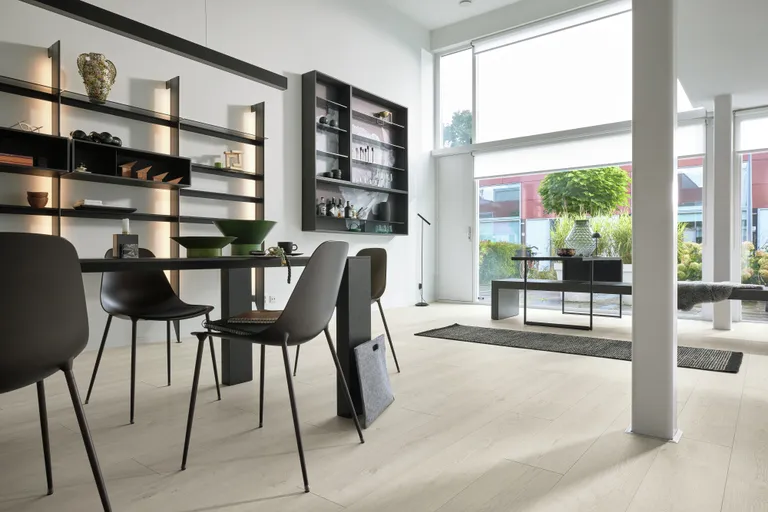MEISTER PVC-freier Designboden MeisterDesign. next DL 500 S Eiche mountain white Landhausdiele 5G Dry® 4