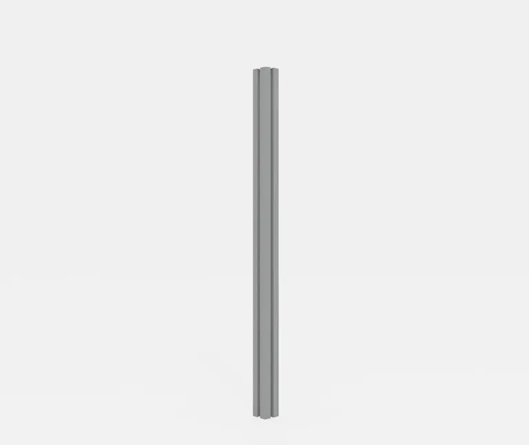 HORI WPC Sichtschutzzaun Stecksystem Eckpfosten 185 cm 2