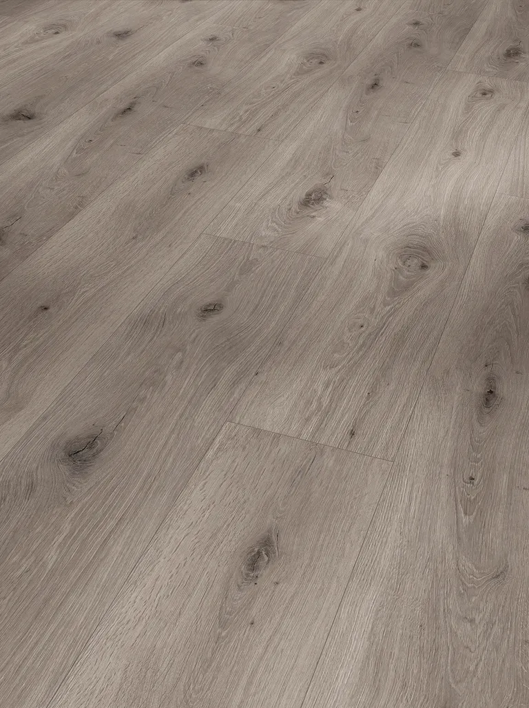PARADOR Klick-Vinylboden SPC Trendtime 8 Eiche Imperial lichtgrau Authentische Struktur Landhausdiele 4