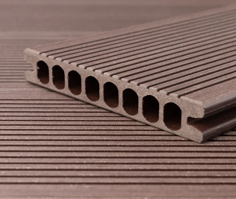 HORI Terrassendielen Komplettset WPC Royal Hohlkammer rotbraun 7