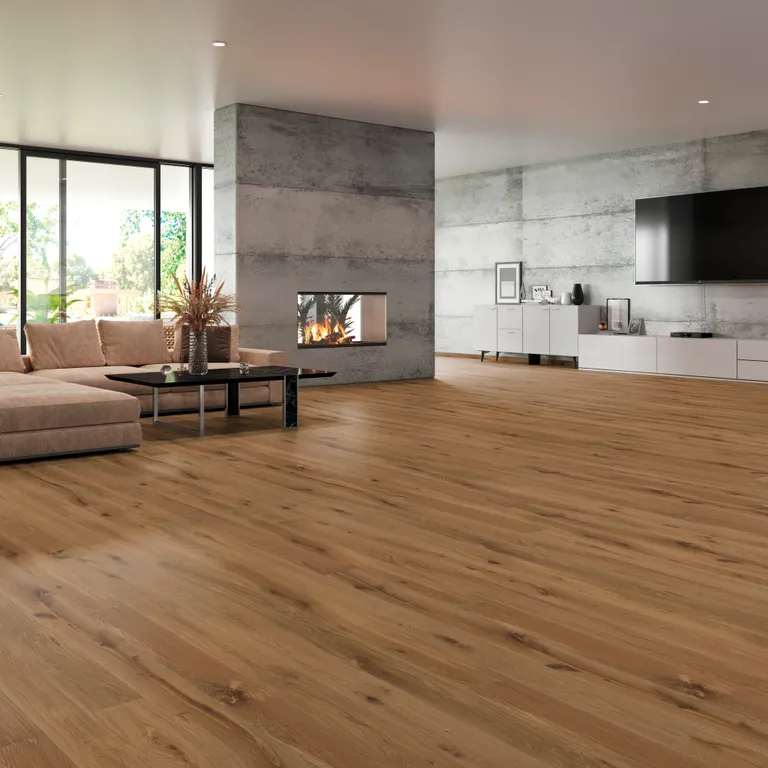 tilo Parkett RUSTICO TREND Eiche Caramel Intens gebürstet Landhausdiele 3