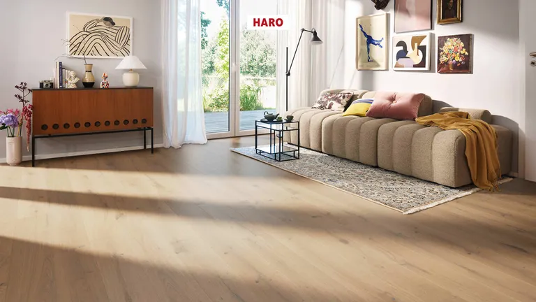 HARO Parkett 4000 Eiche puroweiß strukturiert Sauvage Landhausdiele 3