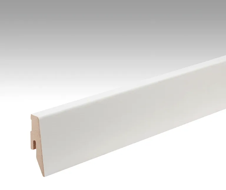 MEISTER MDF-Kern Sockelleiste Esche reinweiß 1073 0