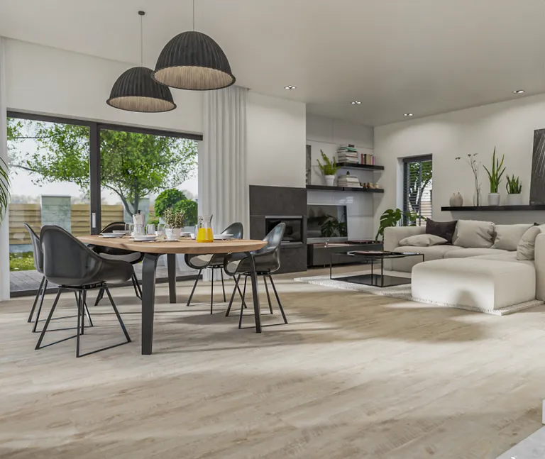 HORI Klick-Hartvinylboden Rigid SPC Eiche Genf strukturiert Landhausdiele 6