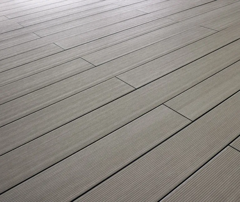 Lignodur terrafina Terrassendielen WPC Massiv XL Fein Graubraun 21x196mm 0