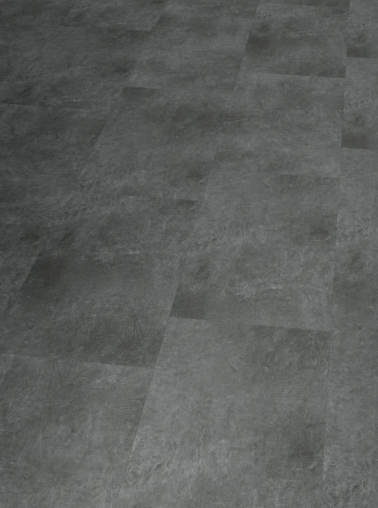 HORI Klick-Hartvinylboden Rigid SPC XXL Fliesenformat Granito Terra Antracite Steinstruktur 3