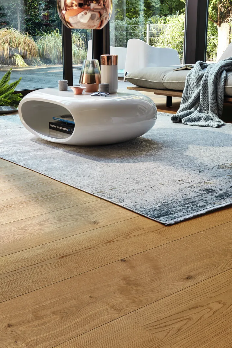 MEISTER Lindura Holzboden HD 400 Eiche lebhaft 8900 gebürstet Landhausdiele 5G Dry® 5