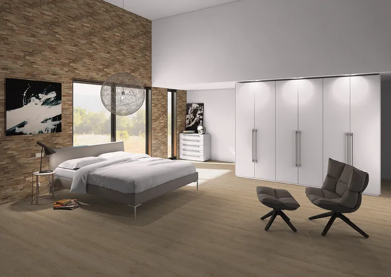 INDO Echtholz Wandverkleidung 3D Holzverblender Line Teak Nature 12