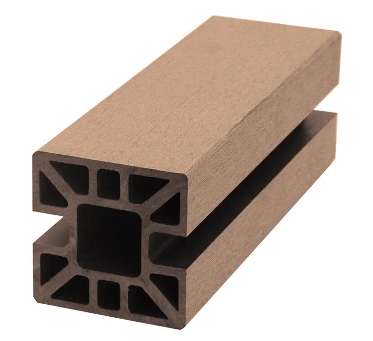 HORI WPC Sichtschutzzaun Stecksystem XXL Anbauset 8