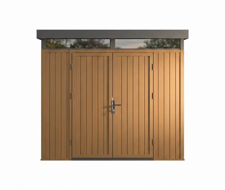 HORI Gartenhaus mit Flachdach 300 x 300 cm 10