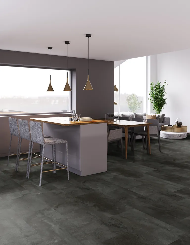 Gerflor Klick-Vinylboden Senso Clic 40 Shale Black Fliese 6
