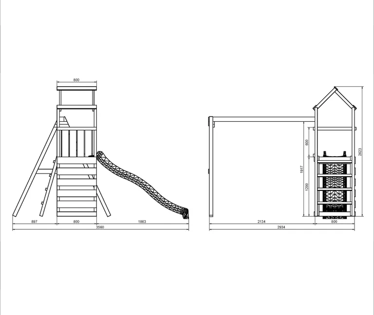 HORI Spielturm Jana, KDI grün 7