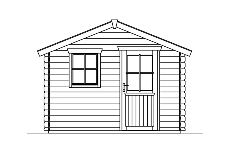 SKAN HOLZ Gartenhaus Como 5