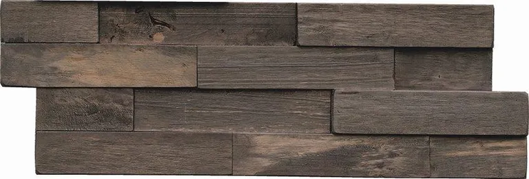 INDO Echtholz Wandverkleidung 3D Holzverblender Driftwood Hevea Bali Sea 3