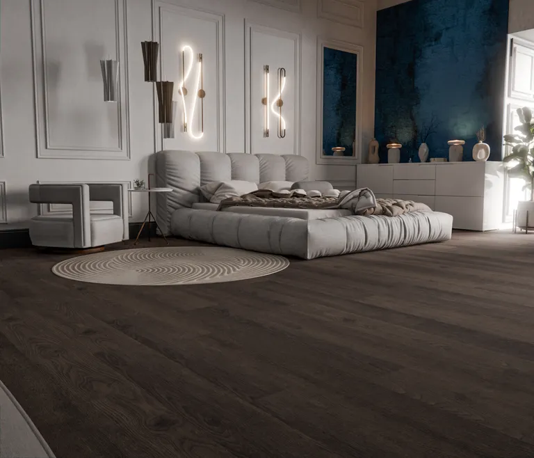 D-SYN Eiche Schlosspark Klick-Hartvinylboden Rigid SPC geräuchert Landhausdiele Holzstruktur 7