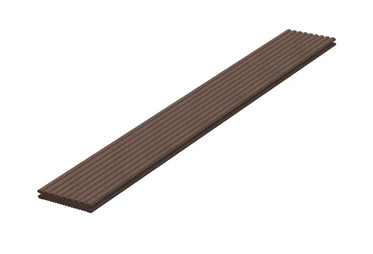 Megawood Terrassendielen Komplettset WPC Classic massiv lavabraun 0