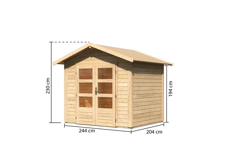 Karibu Gartenhaus Talkau 1