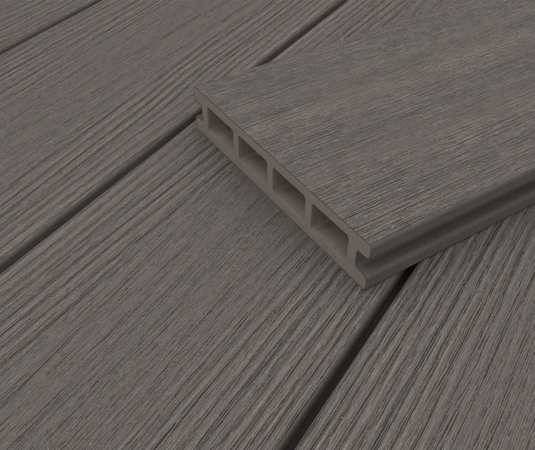 HORI Terrassendiele WPC Hohlkammer Essential Co-Extrudiert 22,5 x 145 mm Grau 3