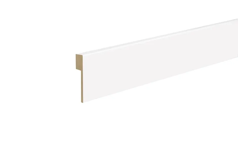 HORI MDF-Kern Fliesenabdeckleisten uni weiss ähnlich RAL 9016 Topline 0