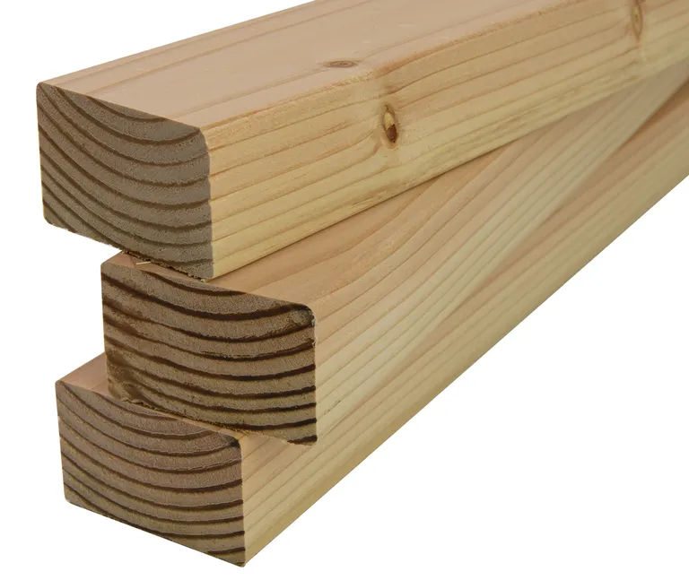 HORI Unterkonstruktion sibirische Lärche 45 x 58 mm 4-seitig gehobelt 1