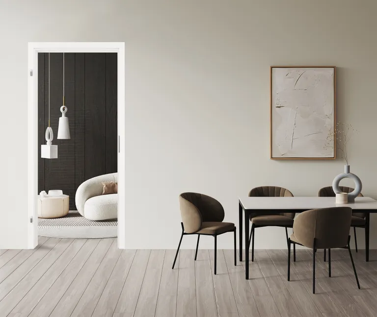 PRÜM Zarge Weißlack RAL9010 Eckkante 1