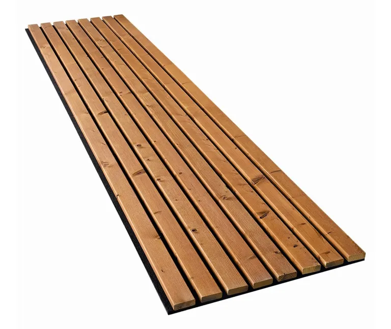 HORI Akustikpaneel HydroLine Thermo Fichte maronbraun geölt 4