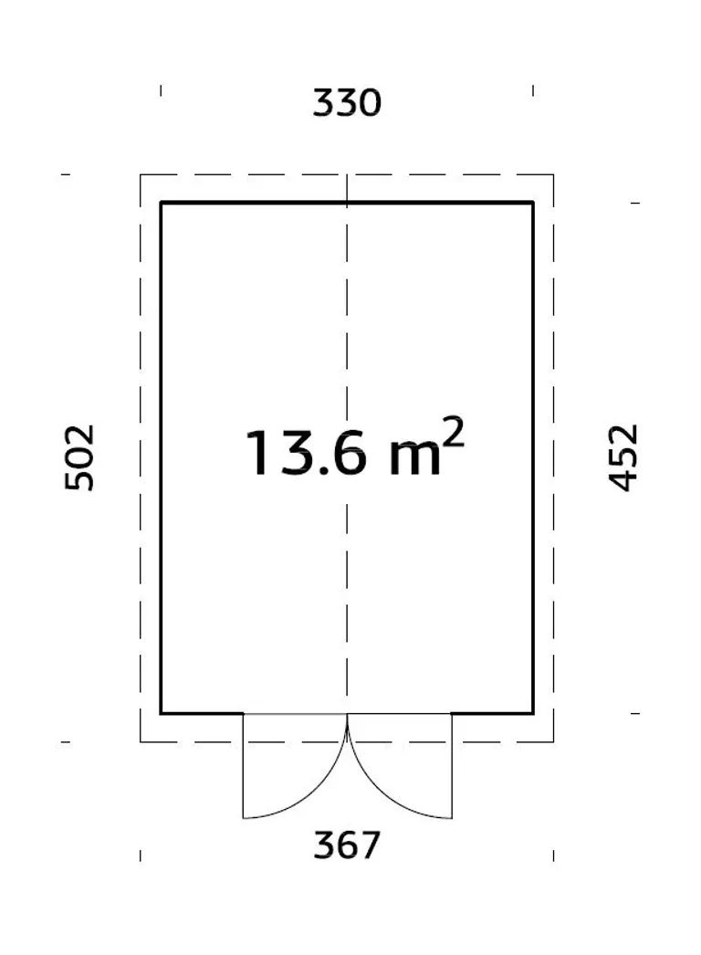 Palmako Gerätehaus Martin 3