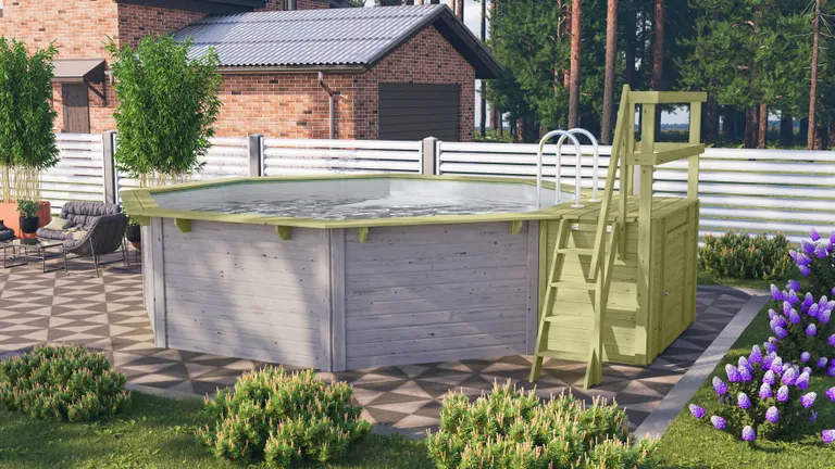 Karibu Pool Steck- / Schraubsystem Modell X 1