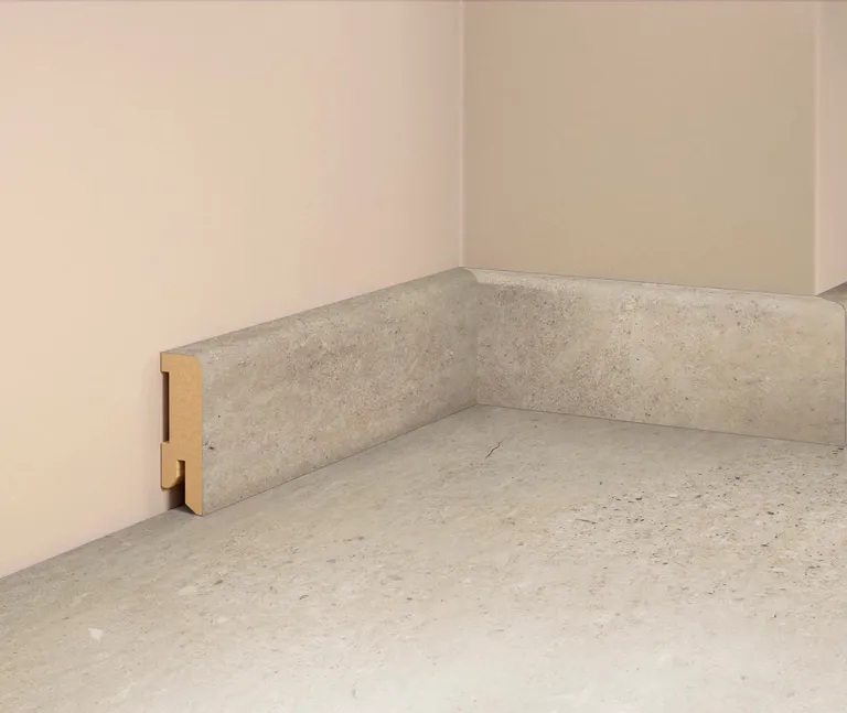 tilo MDF-Sockelleiste Stein Sand foliert 0