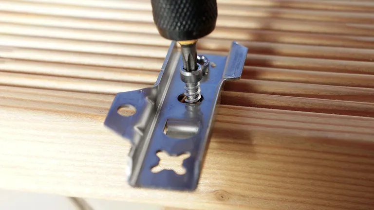 HORI Terrassenverbinder Dielenstärke ca. 25 mm inklusive 4,2x22 mm Edelstahlschrauben 3