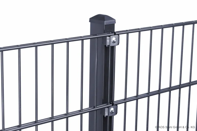 HORI Pfosten für Doppelstabmattenzaun Höhe 83 cm 1