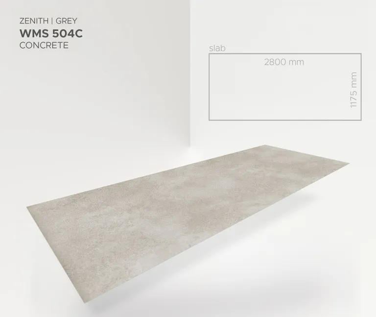 MODEE Wandverkleidung 2800 x 1175 x 4 mm Platte Stone Essence Zenith Grey mit Naturstruktur 2
