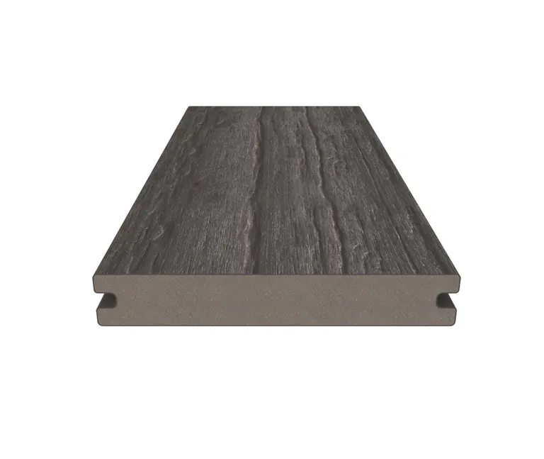 NewTechWood Terrassendielen WPC Massiv Deluxe Oldwood Silver Gray Holzstruktur gebürstet / glatt gebürstet Co-Extrudiert 22,5 x 138 mm 1