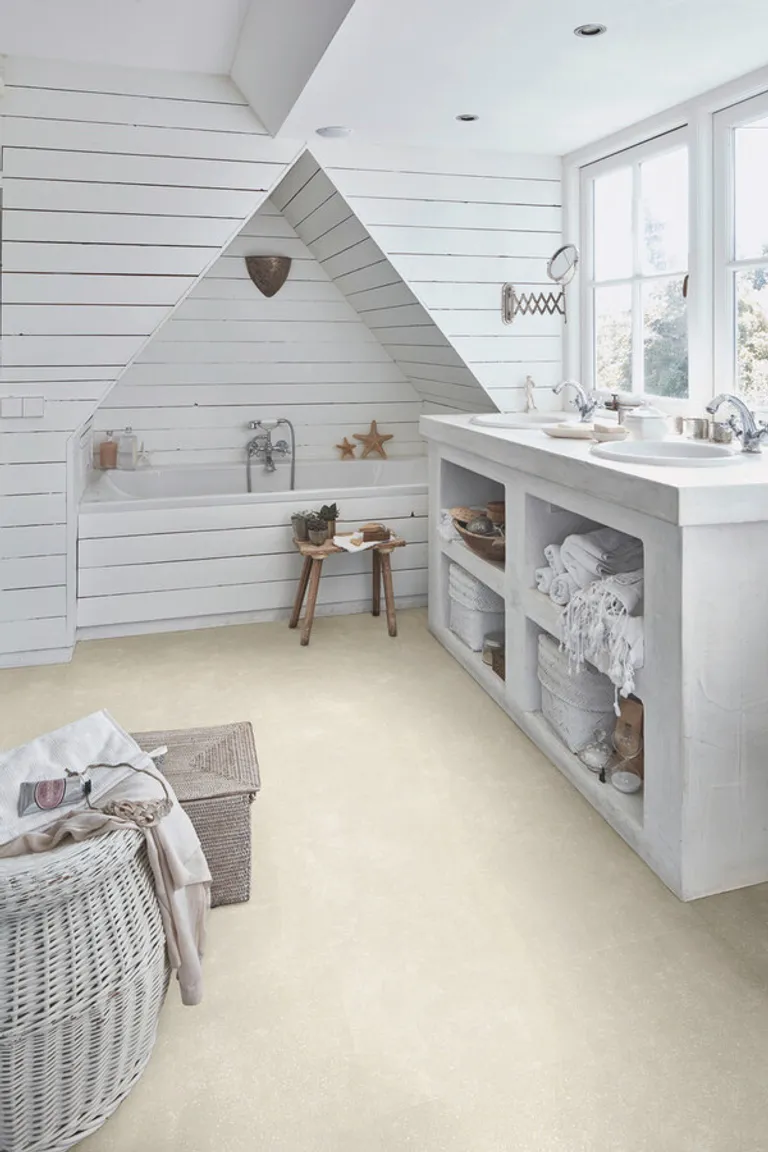 MEISTER Phthalate freier Designboden Edition RB 400 S Rigid White Stone 7440 Fliesen 1