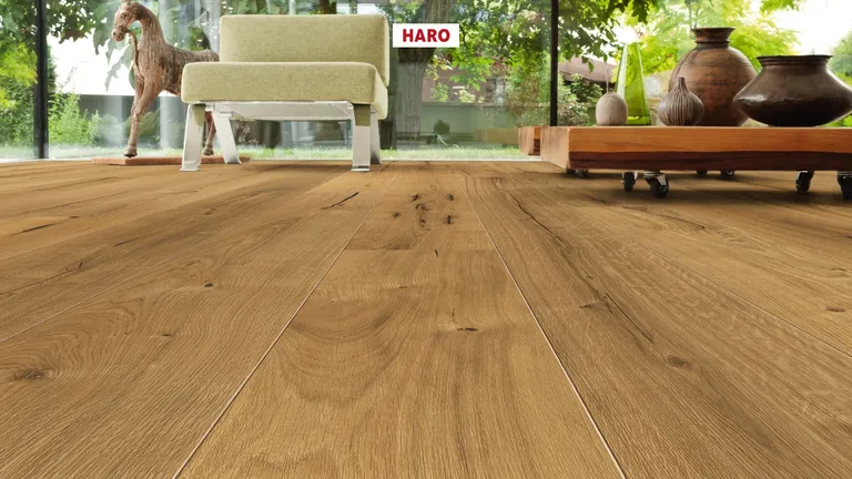 HARO Parkett 4000 Plaza Eiche Alabama strukturiert Landhausdiele 3
