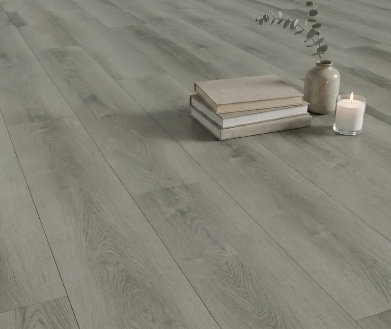 HORI Klick-Hartvinylboden Acoustic Grande Eiche Smoky Oak Landhausdiele XL synchron Holzstruktur 5