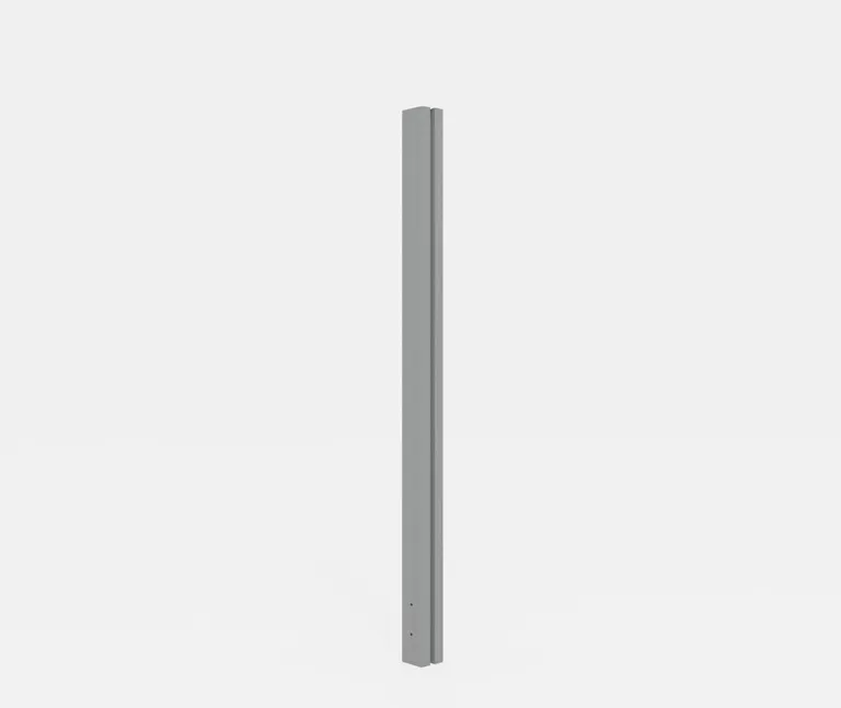 HORI WPC Sichtschutzzaun Stecksystem Verbindungspfosten 185 cm 2