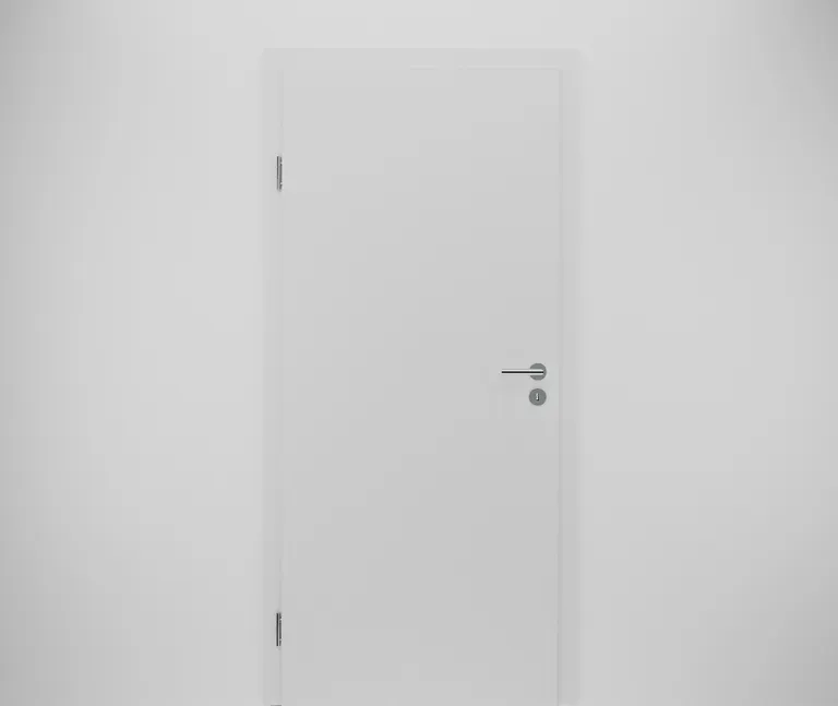 HORI Schallschutztür Wohnungseingangstür CPL Weiß RAL9016 SK1 Designkante Vollspan 0