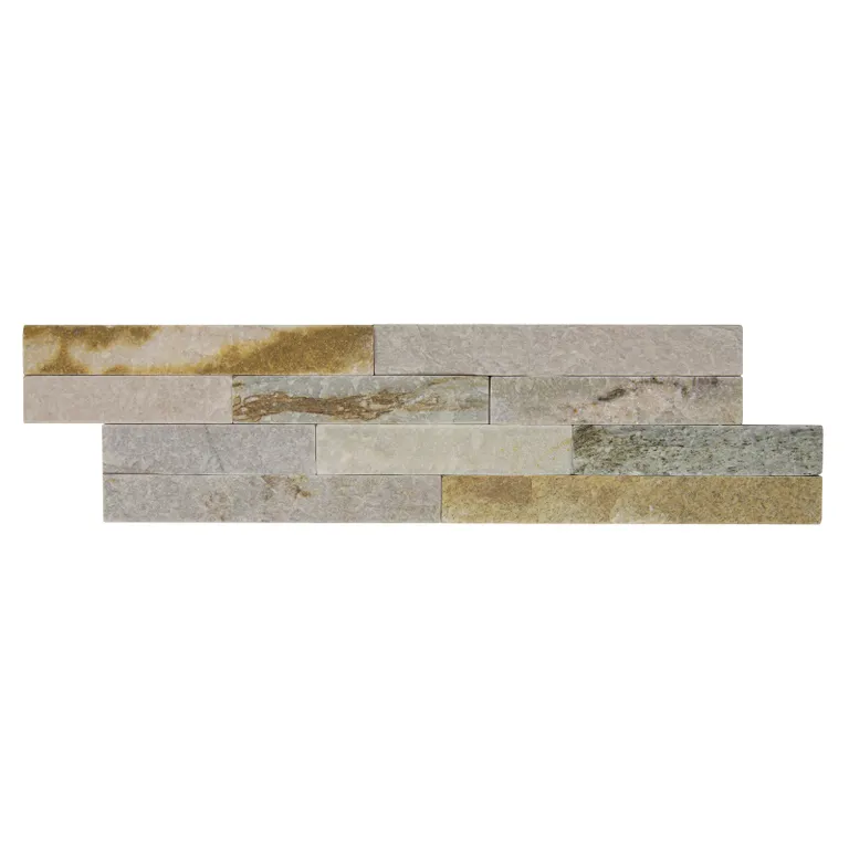 HORI Wandverkleidung Natursteinverblender Titlis Weiß/Beige 3