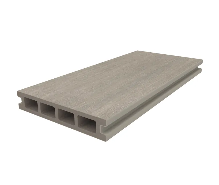HORI Terrassendiele WPC Hohlkammer Essential Co-Extrudiert 22,5 x 145 mm Grau-Beige 1