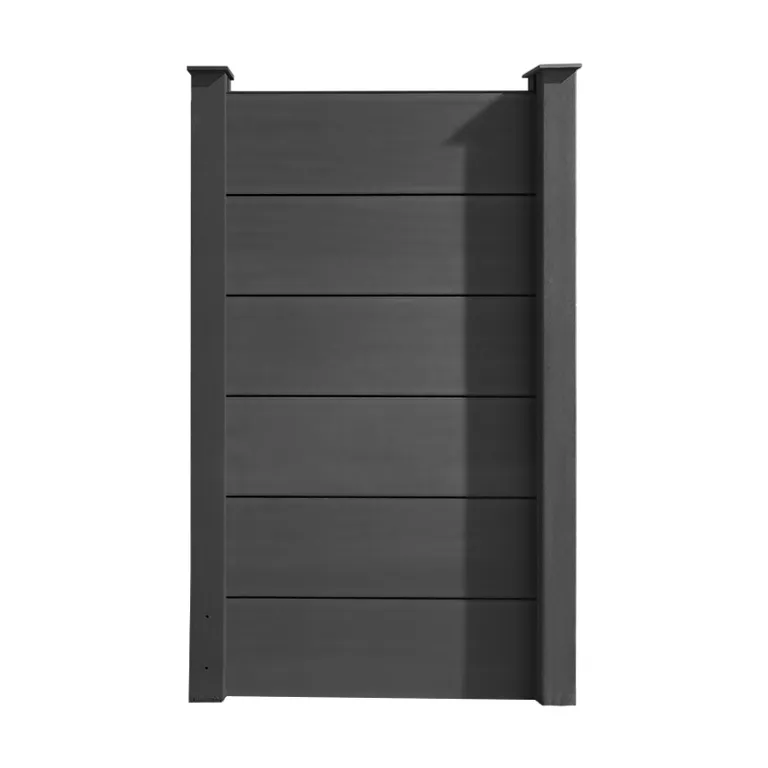 HORI WPC Sichtschutzzaun Schmal Anbauset 0