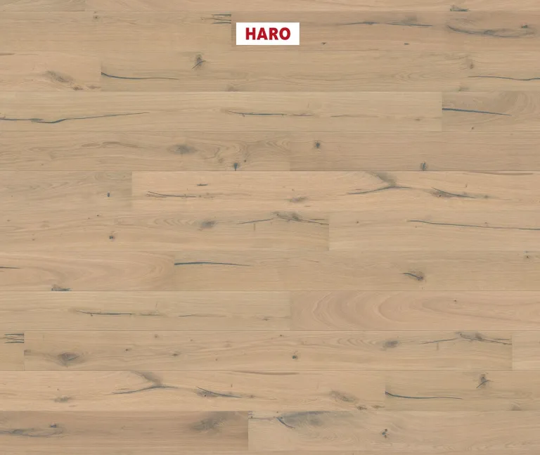 HARO Parkett Eiche puro weiß Alabama strukturiert Landhausdiele 0