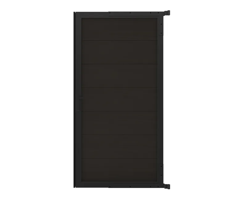HORI WPC Sichtschutzzaun Rahmenzaun Tor 3
