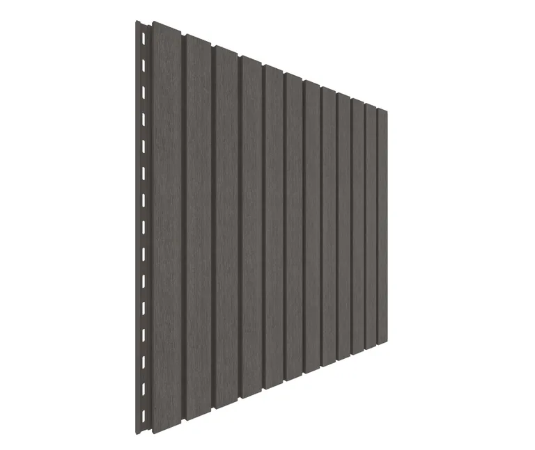 HORI WPC Wandverkleidung Rhombus 21 x 215 x 2900 Grau 4