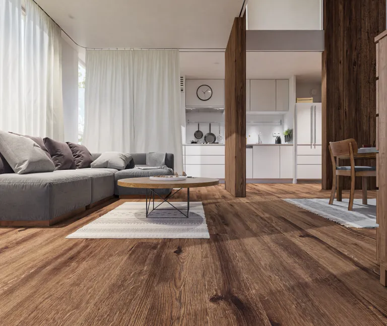 HORI Klick-Hartvinylboden Rigid SPC Eiche Paris rustik geräuchert Landhausdiele 10