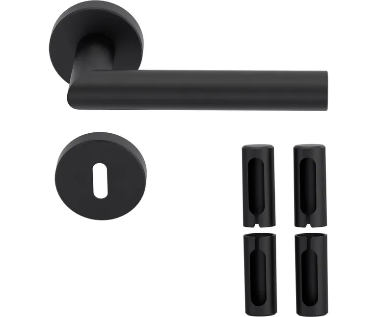 HORI Türgriff L-Form schwarz PVD 0