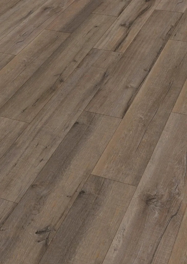 MEISTER PVC-freier Designboden MeisterDesign. flex DL 400 Altholzeiche lehmgrau 6986 Landhausdiele 1