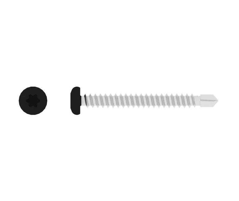 HORI Fassadenprofil Schrauben Set anthrazit/schwarz 4,2 x 38 mm 0